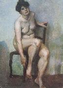 Lovis Corinth Nude Female oil painting artist
